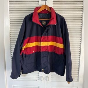 Men's Navy and Red Jacket